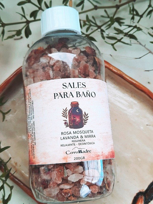 Producto - SALES DE BAÑO HIMALAYA: Rosas y lavanda