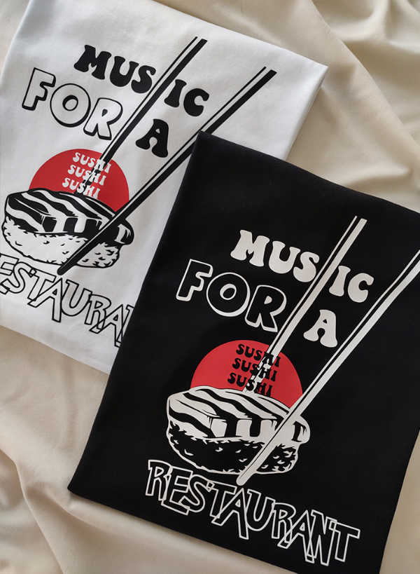 Remera music for a sushi restaurant Harry Styles