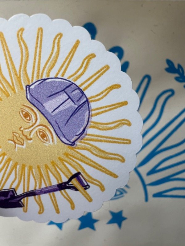 Producto - Sticker sol trabajador