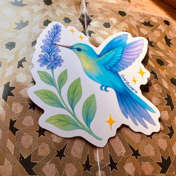 Producto - Sticker Mini Picaflor Relieve