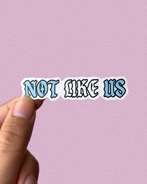 Producto - NOT LIKE US - Sticker individual Selección