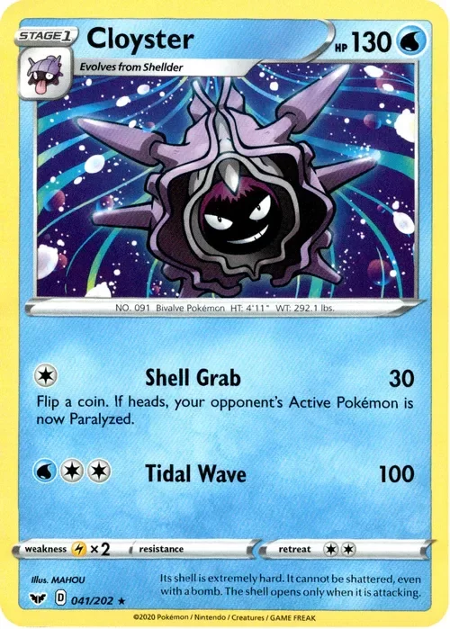 Producto - Cloyster - 41/202 - Sword and Shield