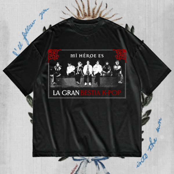 Producto - REMERA OVERSIZE LA BESTIA K-POP X BTS - OT7 - 1