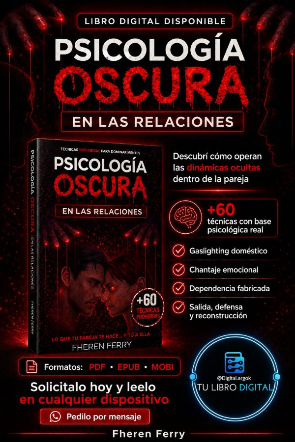 Producto - PSICOLOGÍA OSCURA EN LAS RELACIONES Fheren Ferry