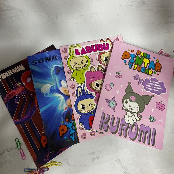 Producto - Libro para colorear personajes