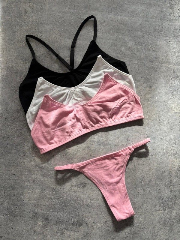 Producto - Top Basico Pink algodon pack