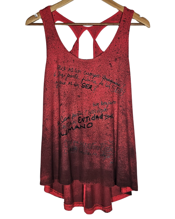 Producto - Musculosa pétalos irregular
