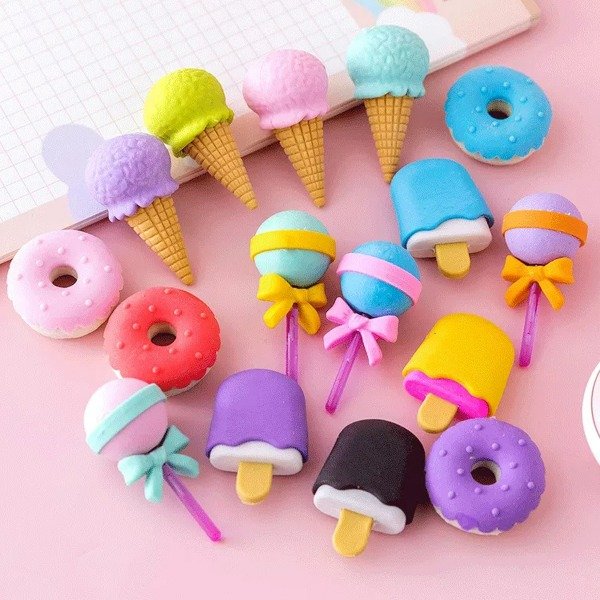 Producto - Set X4 Gomas Fantasia Cute Kawaii Souvenir Y Egresaditos