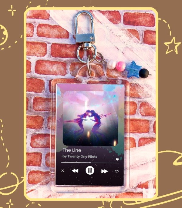 Producto - Llavero Reproductor de Musica "The Line" // Arcane