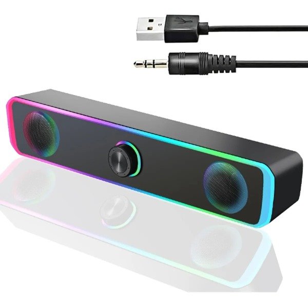 Producto - BARRA DE SONIDO 3W X 2  K2853 CONEXIÓN USB + PLG 3,5