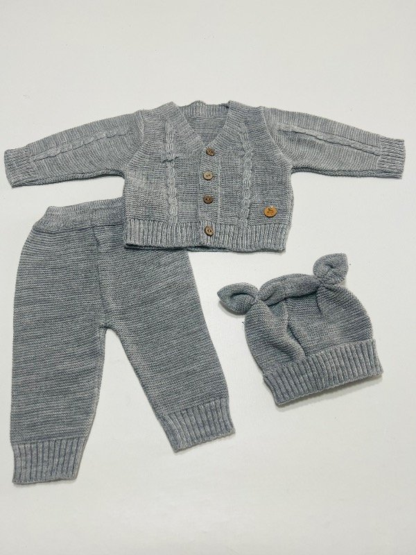 Producto - Set BC tejido Gris