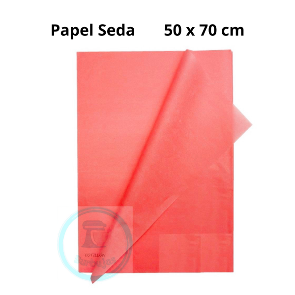 Producto - Papel de Seda Rojo 50 x 70 cm x1