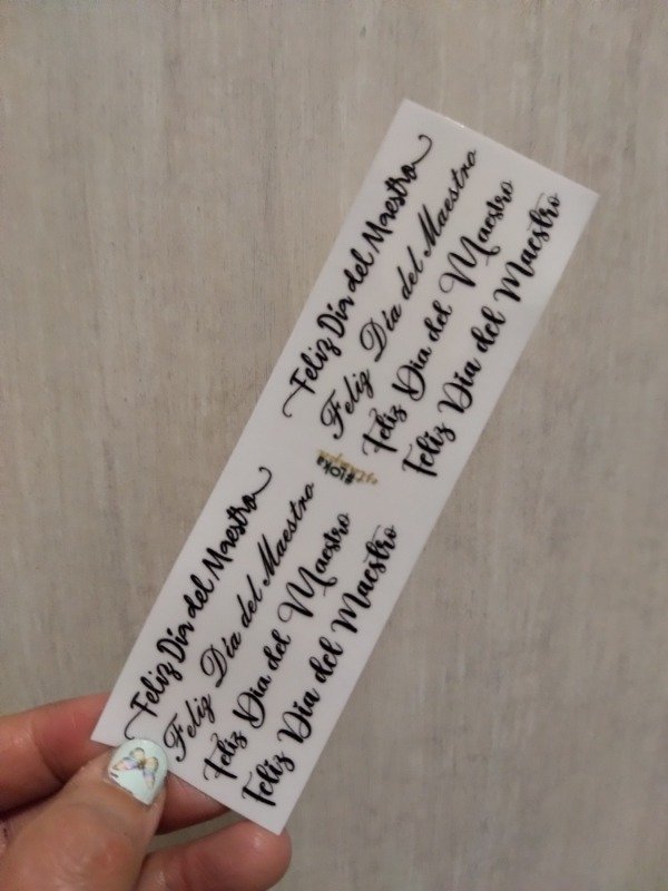 Producto - UV Tiritas 4x14cm Día del Maestro #1