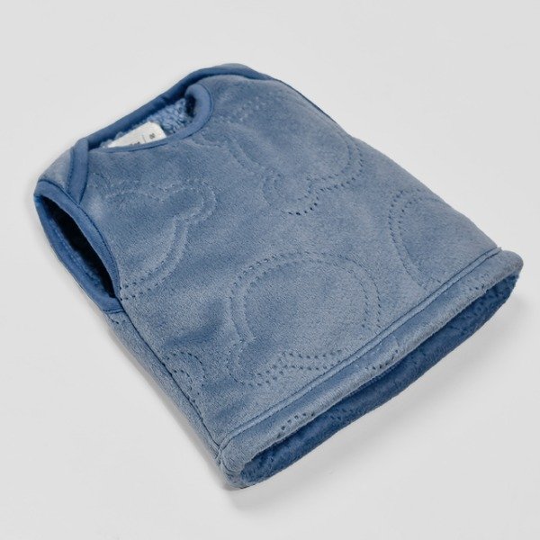Producto - Chaleco PLUSH+CORDERITO ositos azul