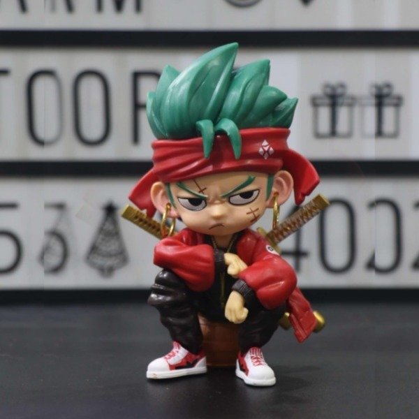 Producto - Diorama Zoro Samurai Urbano - OnePiece - 14cm