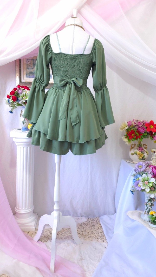 Producto - Vestido Coquette Samantha Verde! IMPORTADO NUEVO - 6