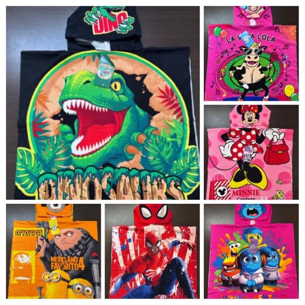 Producto - 6 Ponchitos de Microtoalla