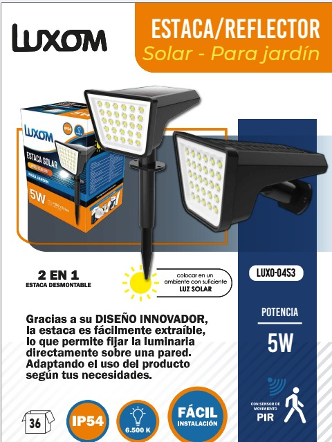 Producto - Reflector led con estaca 5W