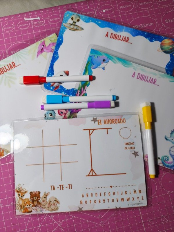 Producto - Pizarra mágica con marcador/borrador - 4