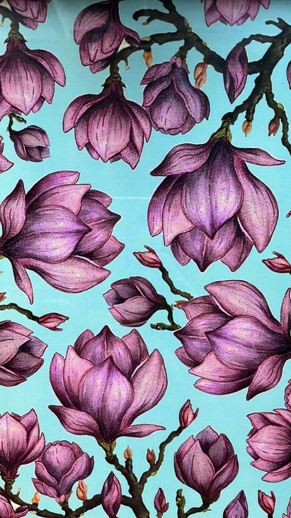 Producto - Lamina Botánica Turquesa