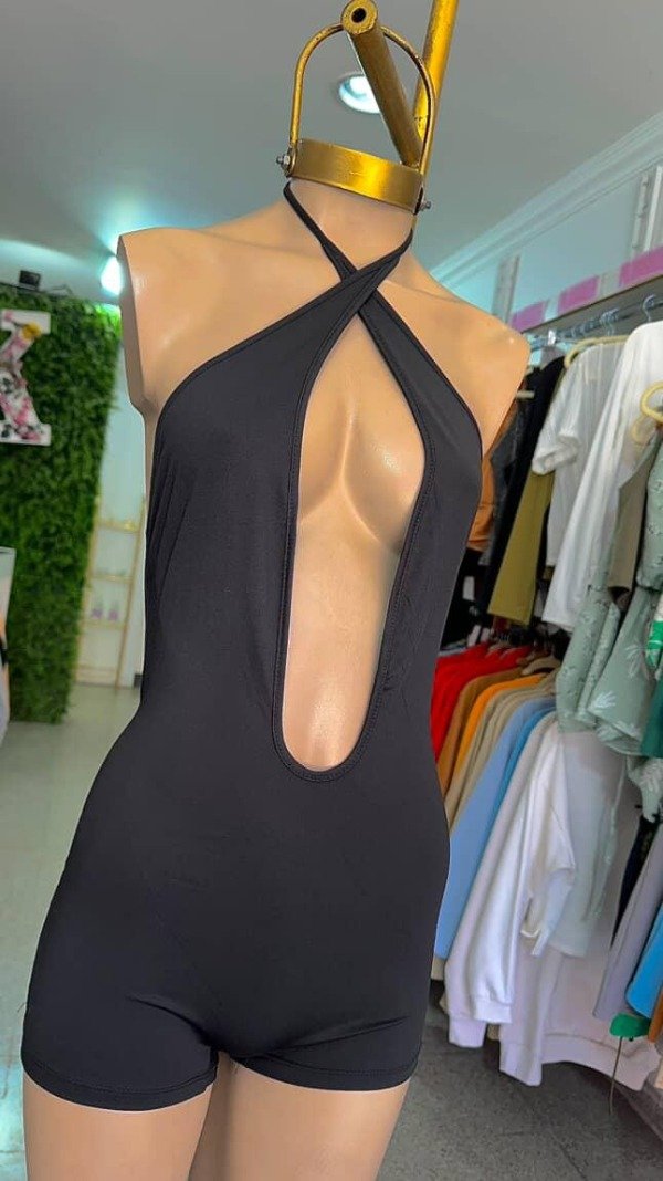 Producto - CATSUIT TIRAS ARRUCHE NEGRO