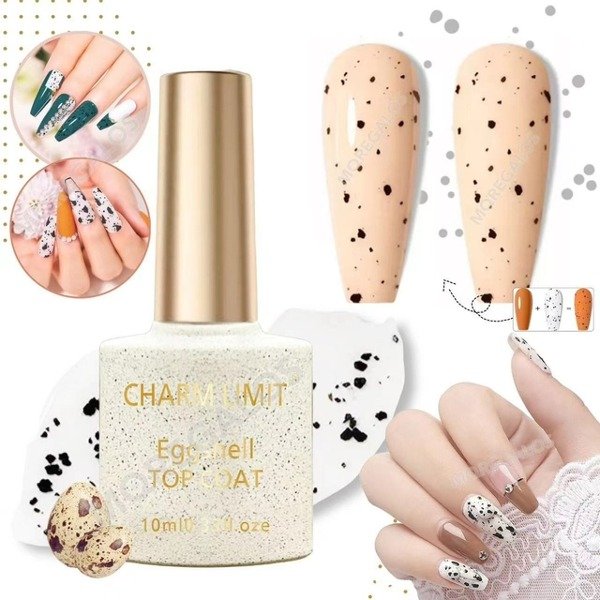 Producto - Top coat - Efecto huevo de codorniz - Egg shell - Charm Limit