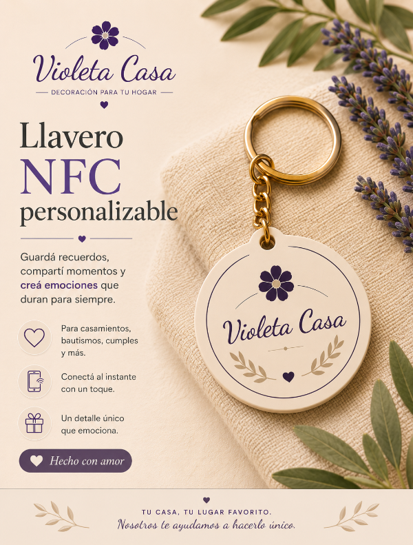 Producto - Llavero Personalizable con Recuerdo Digital