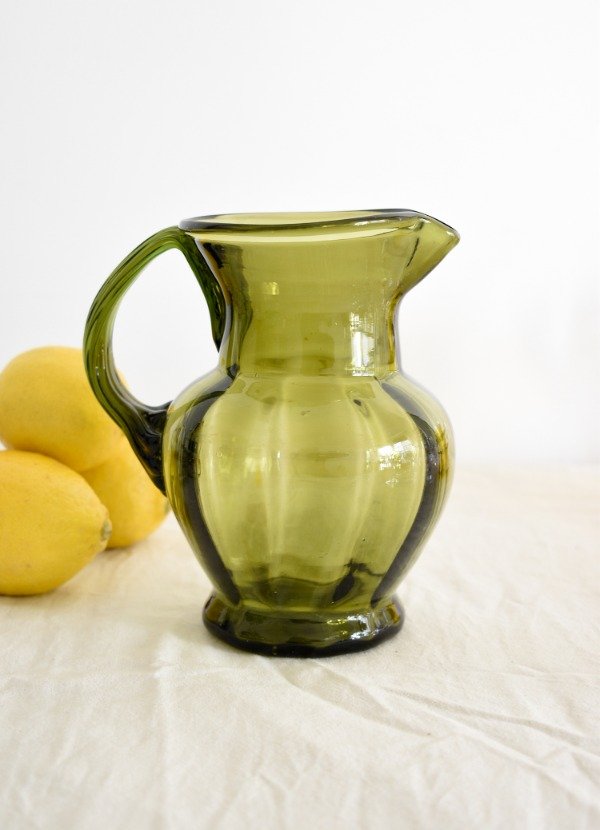 Producto - Jarrita pequeña de vidrio verde - 2