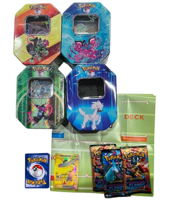 Producto - Lata Cartas POKEMON con Tablero (#PK169)