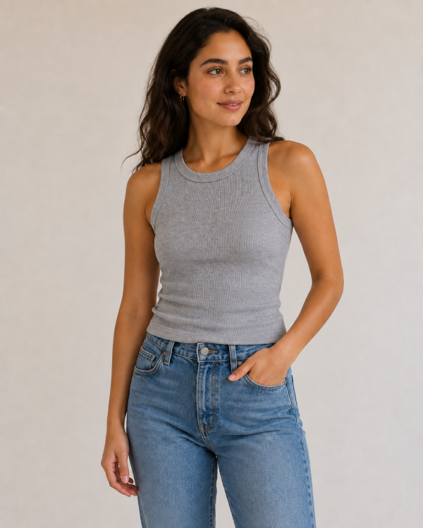 Producto - Musculosa Básica gris morley - 0