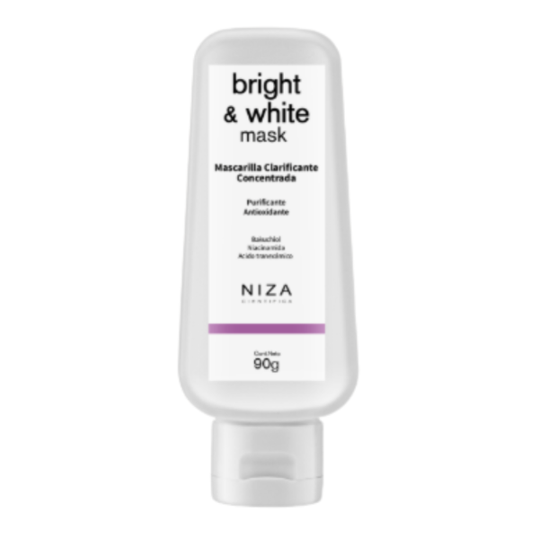 Producto - Bright and white Mask - Máscara arcillosa clarificante concentrada (90g) - NIZA