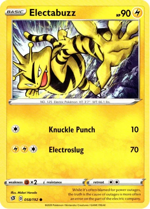 Producto - Electabuzz - 58/192 - Rebel Clash