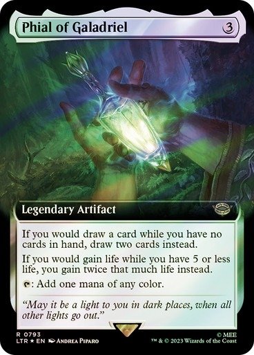 Producto - Phial of Galadriel (Extended Art) (Surge Foil)