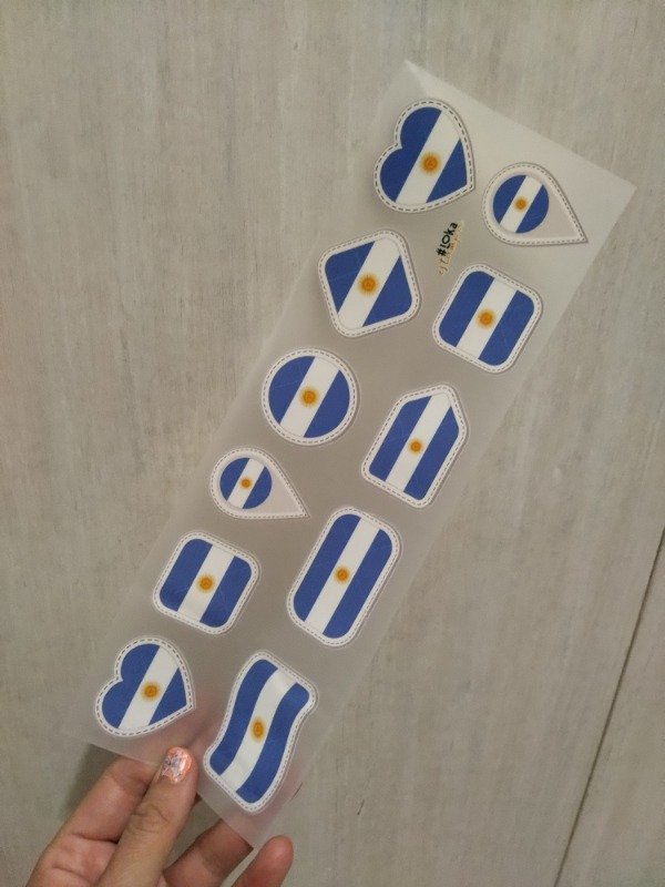 Producto - Termotransferibles 10x29cm Argentina #1