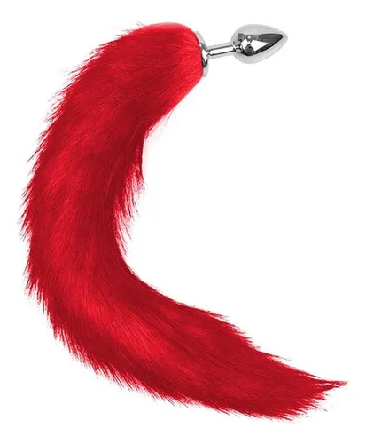 Producto - Plug metalico con cola roja