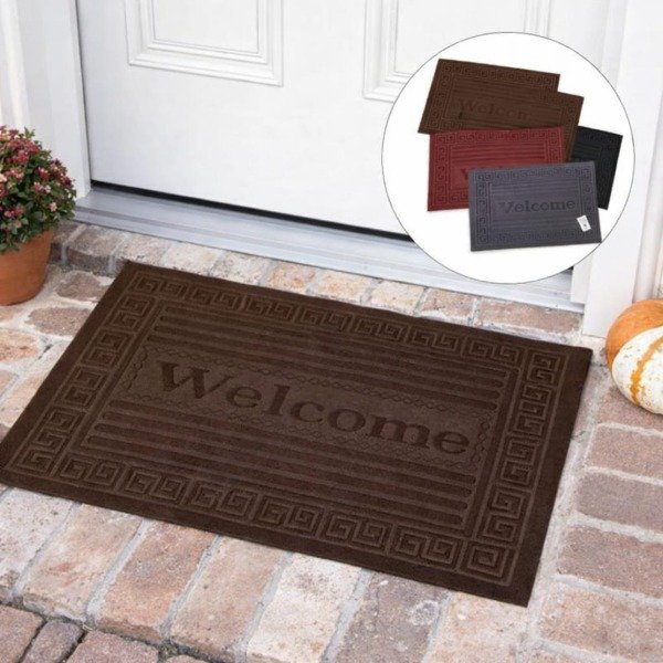 Producto - Alfombra Welcome 37x75cm (Colores Surtidos) MO