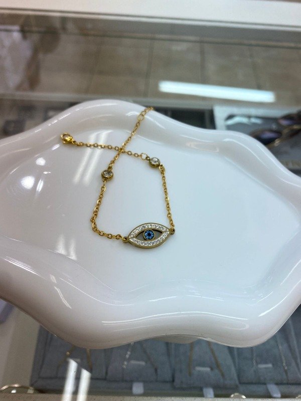 Producto - Pulsera Ojo Turco Dorado - 1