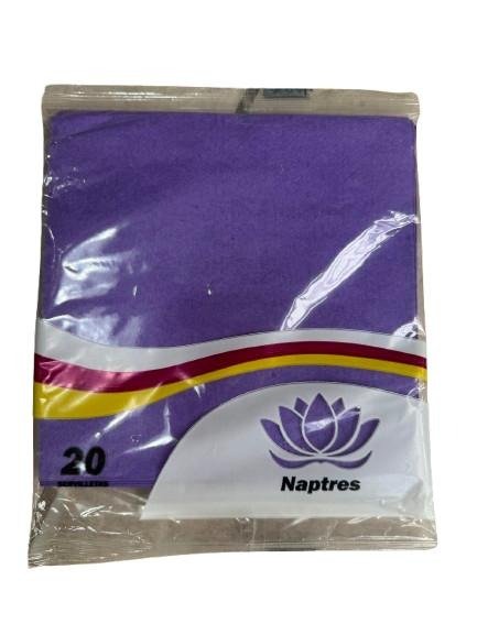 Producto - Servilleta Lisa Violeta 32x32x20 un