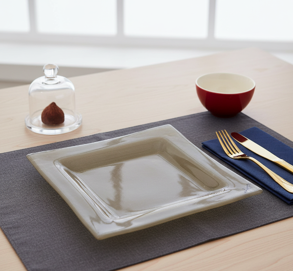 Producto - LINEA SEPIA PLATO PRINCIPAL CUADRADO