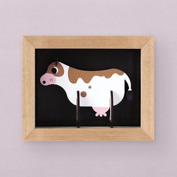 Producto - Cuadro Granja 20x16 Vaca