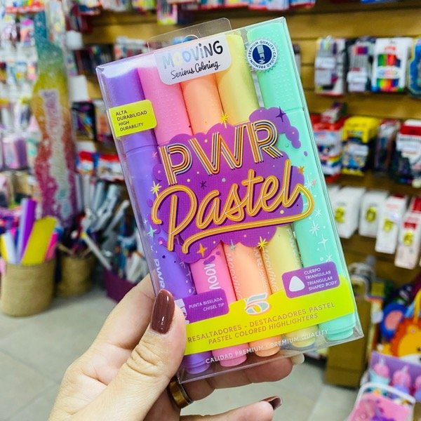 Producto - Resaltadores Mooving pastel x 5 colores