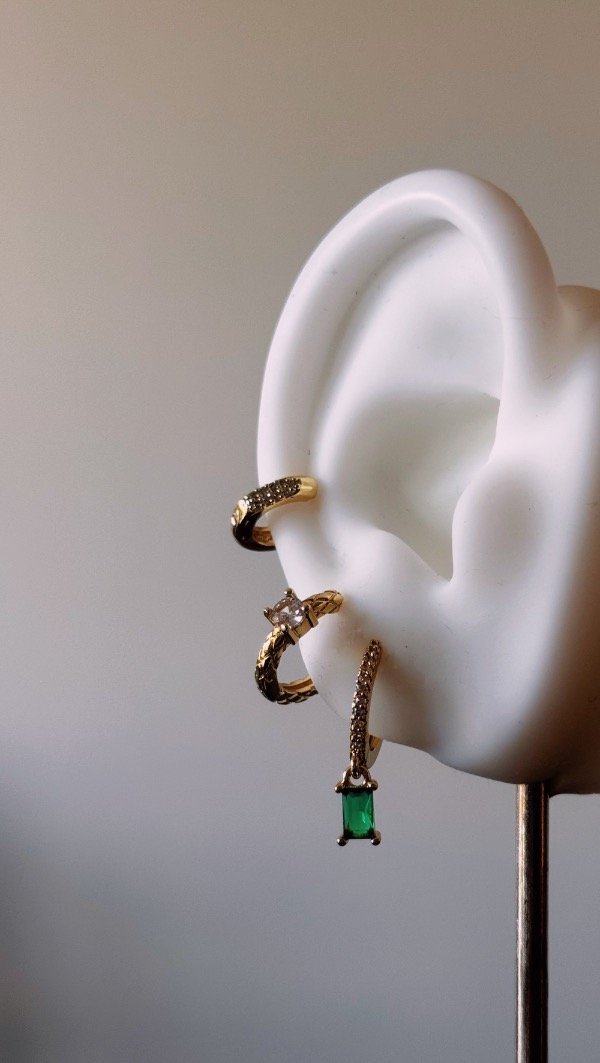 Producto - Argollas shine green