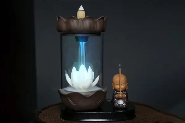 Producto - CASCASA DE HUMO LLUVIA C/PORTA SAH Y LUZ 17,3 CM