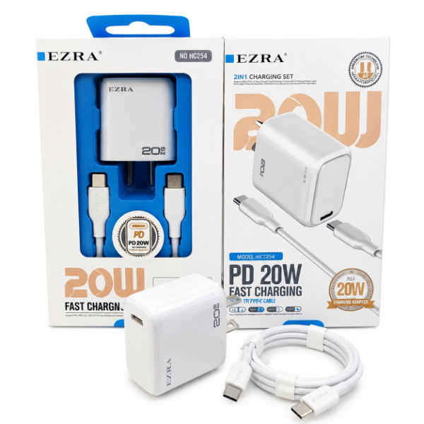 Producto - Cargadores 2in1 QC3.0 Carga Rapida de 20W TPC-TPC  HC254. - 0