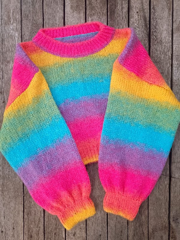 Producto - sweters degrade arcoíris
