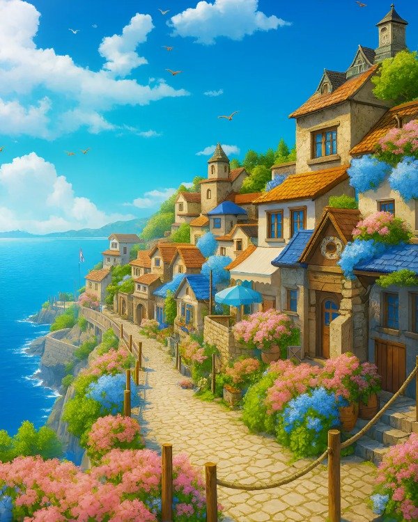 Producto - DIAMOND PAINTING 30X30 CAMINO DE LA RIVERA