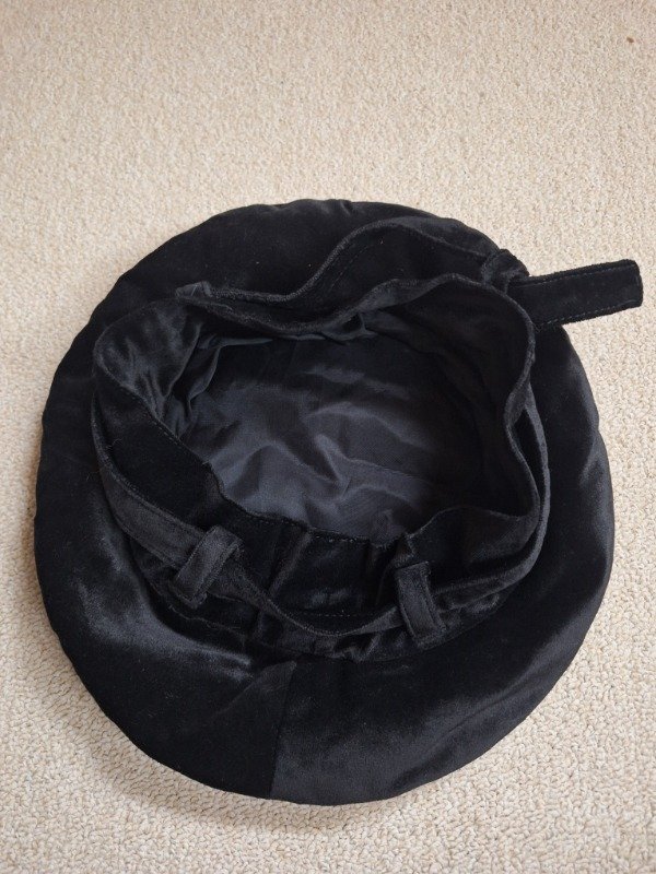 Producto - Gorra tipo Boina de Pana Negro - 5