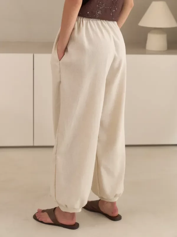Producto - Pantalón Priscila C (Lino Sastrero) Choco - 3
