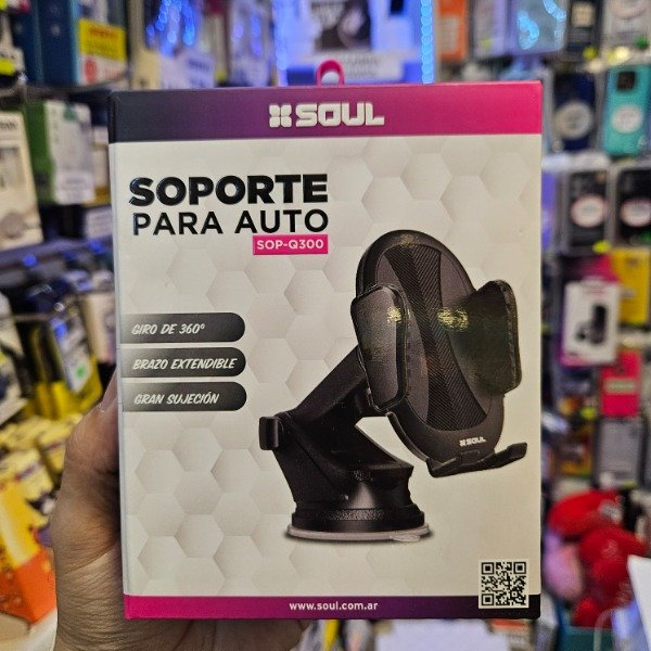 Producto - Soporte para celular Auto vehículo Soul Q300