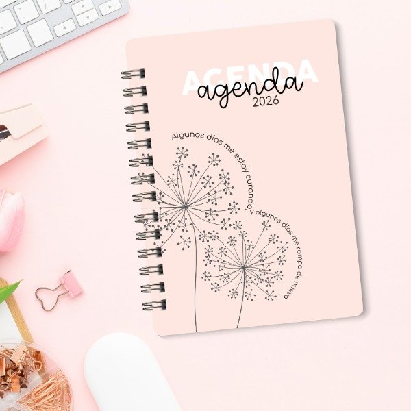 Producto - Agenda 2026 Imprimible Pdf Semanal - Serendipia Pastel
